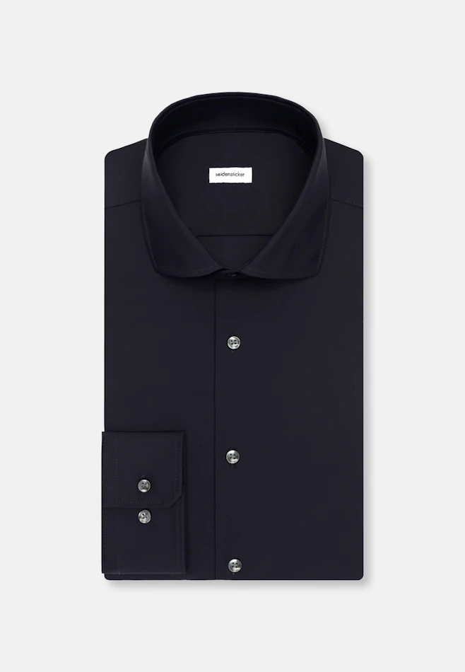 Comfort Performance shirt Uni in Schwarz | Seidensticker online shop
