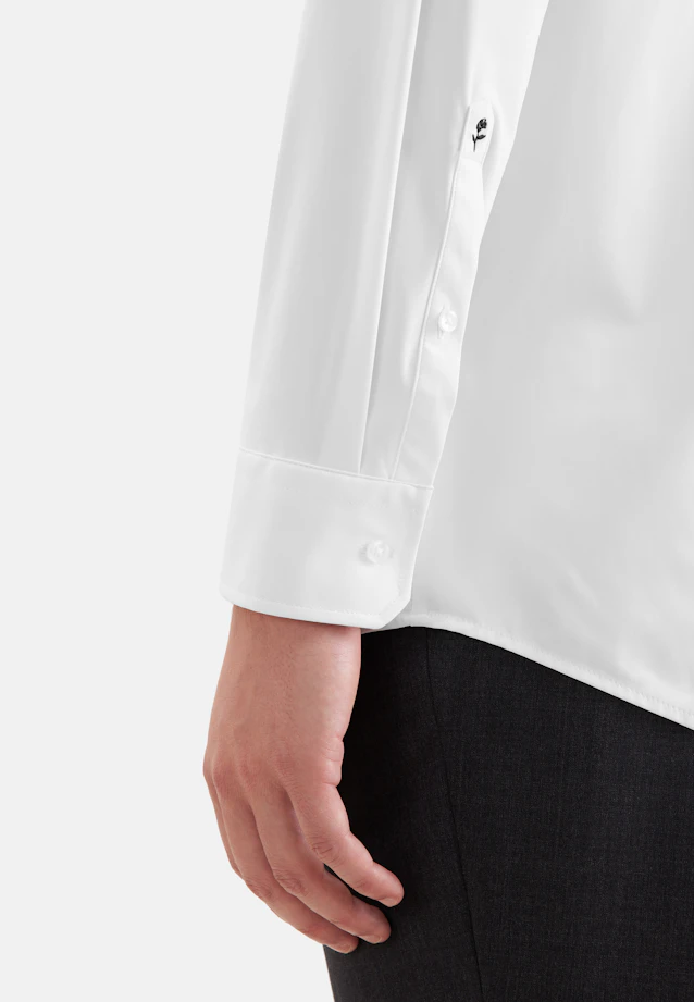 Comfort Performance shirt Uni in Weiß |  Seidensticker Onlineshop