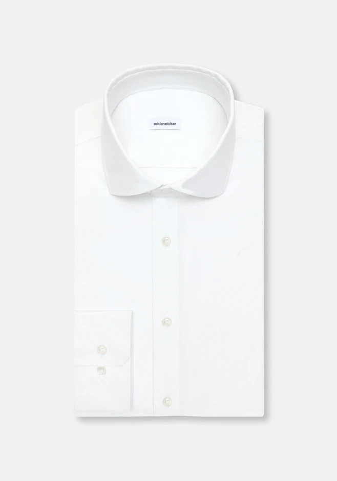 Comfort Performance shirt Uni in Weiß | Seidensticker online shop