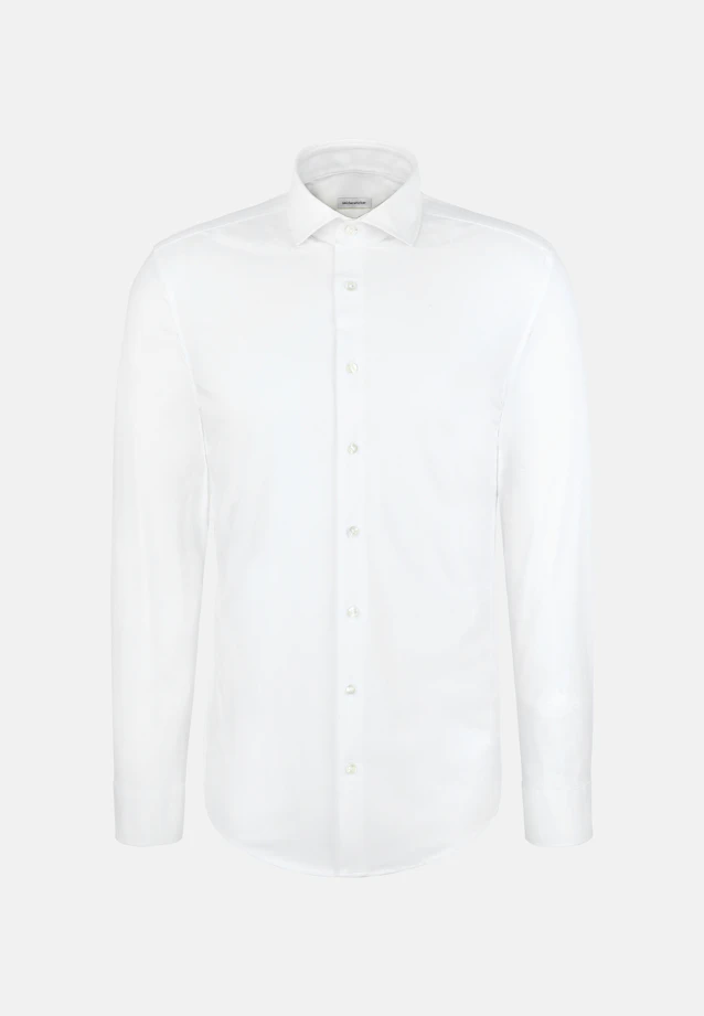 Comfort Performance shirt Uni in Weiß |  Seidensticker Onlineshop