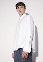 Oversized Fashion shirt Uni in Weiß |  Seidensticker Onlineshop