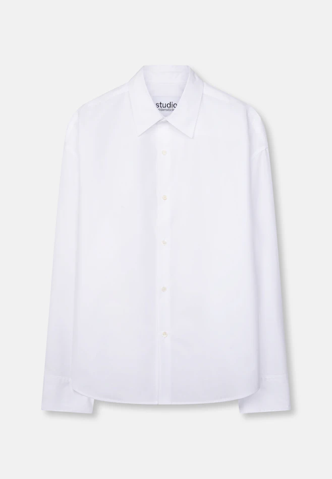 Oversized Fashion-Hemd Uni in Weiß | Seidensticker Onlineshop