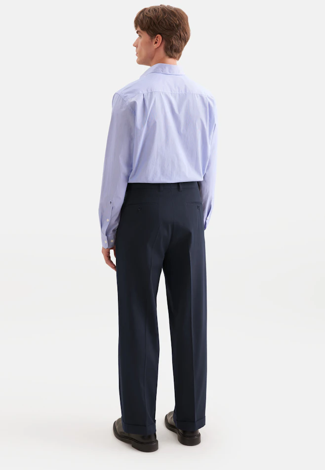 Relaxed Chino Uni in Dunkelblau | Seidensticker Onlineshop