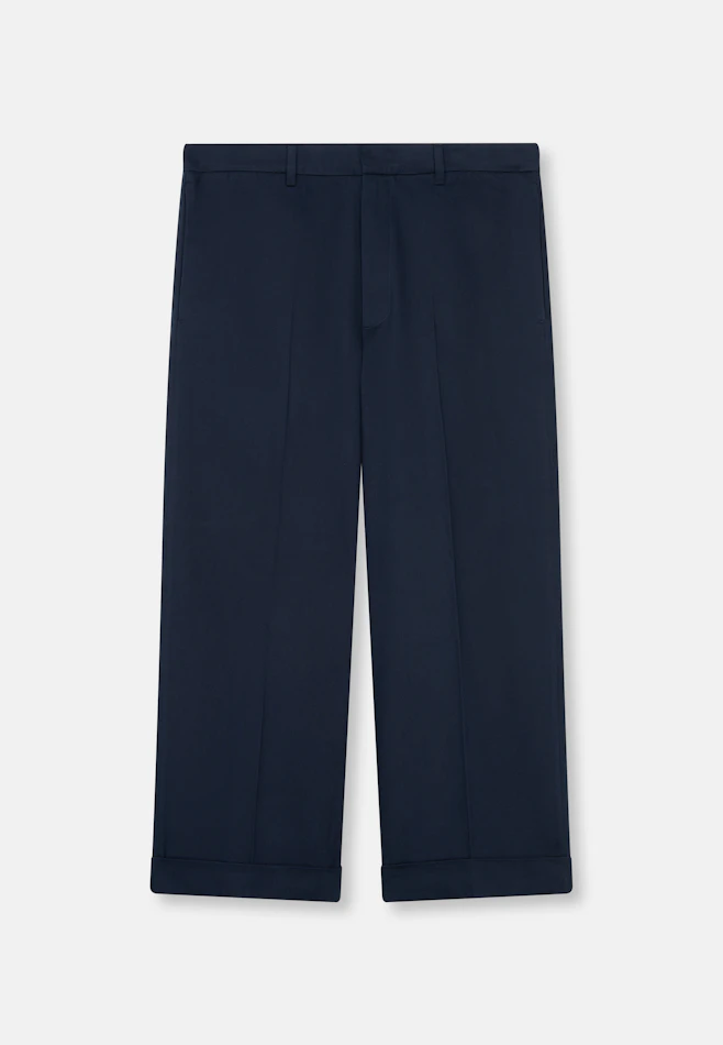 Relaxed Chino Uni in Dunkelblau | Seidensticker Onlineshop