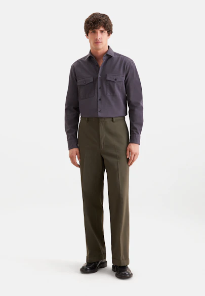 Relaxed Chino Uni in Grün |  Seidensticker Onlineshop