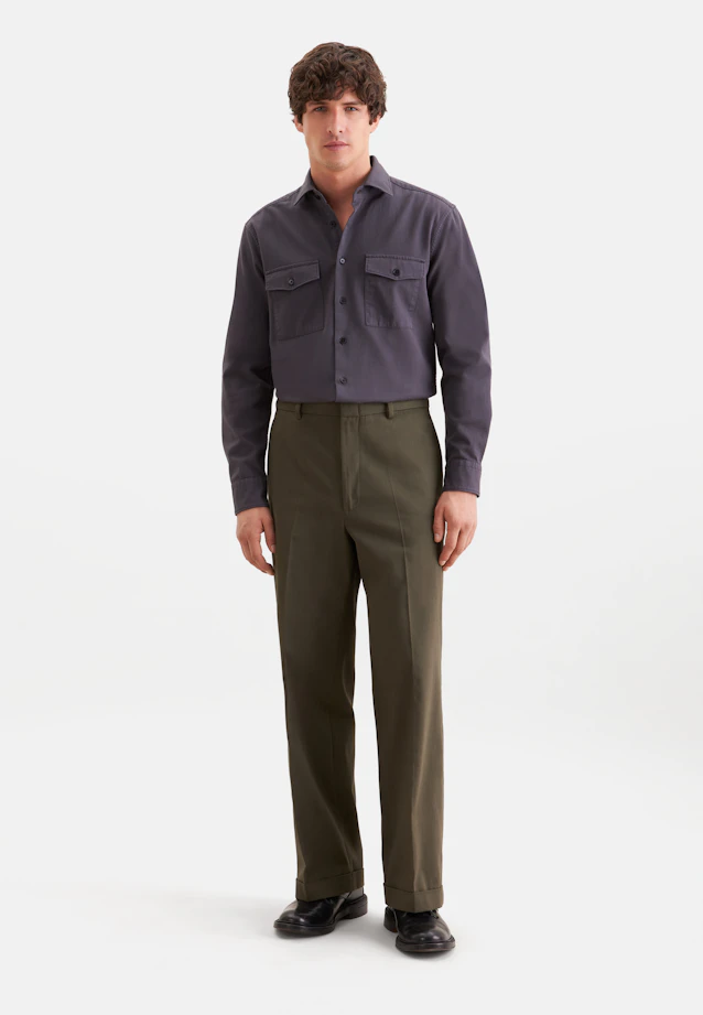 Relaxed Chino Uni in Grün |  Seidensticker Onlineshop