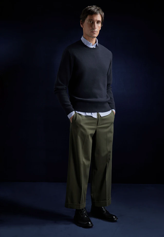 Relaxed Chino Uni in Grün |  Seidensticker Onlineshop