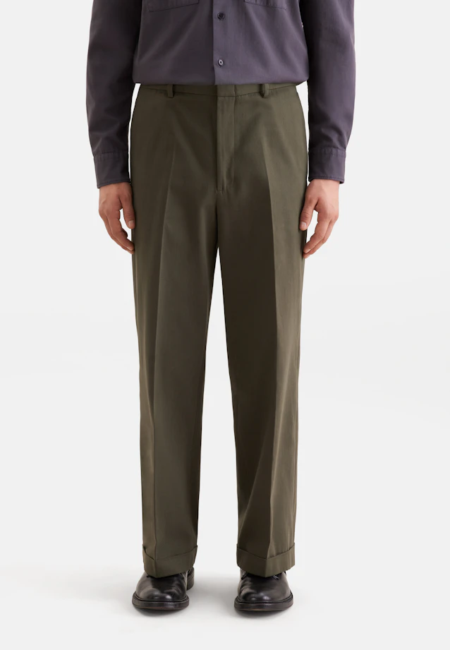 Relaxed Chino Uni in Grün |  Seidensticker Onlineshop