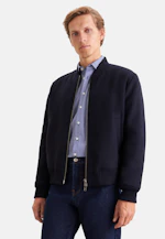 Regular Bomber Jacket Uni in Dunkelblau |  Seidensticker Onlineshop