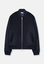 Regular Bomber Jacket Uni in Dunkelblau |  Seidensticker Onlineshop