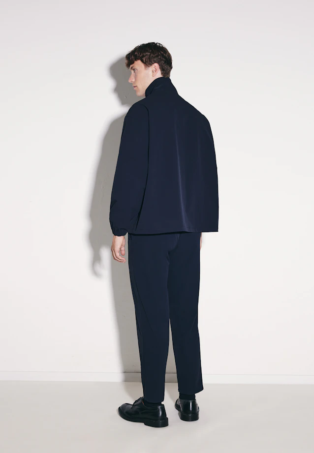 Oversized Jacke Uni in Dunkelblau |  Seidensticker Onlineshop