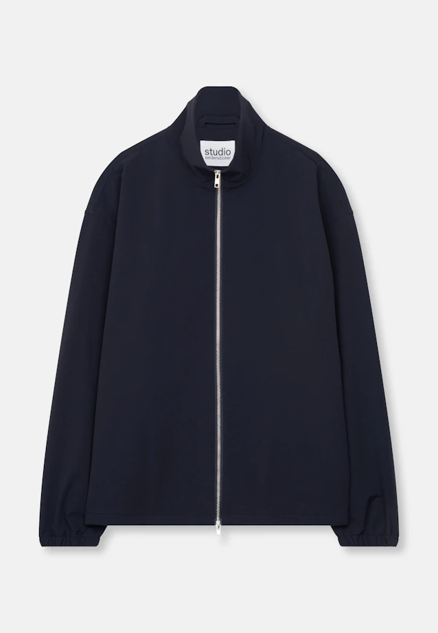 Oversized Jacke Uni in Dunkelblau |  Seidensticker Onlineshop