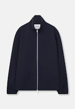 Oversized Jacke Uni in Dunkelblau |  Seidensticker Onlineshop
