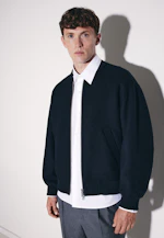 Oversized Bomber Uni in Bleu Foncé |  Seidensticker Onlineshop