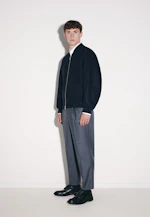 Oversized Bomber Uni in Bleu Foncé |  Seidensticker Onlineshop