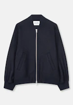 Oversized Bomber Uni in Bleu Foncé |  Seidensticker Onlineshop
