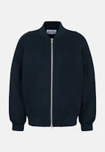 Oversized Bomber Uni in Bleu Foncé |  Seidensticker Onlineshop