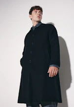 Regular Mantel Uni in Schwarz |  Seidensticker Onlineshop