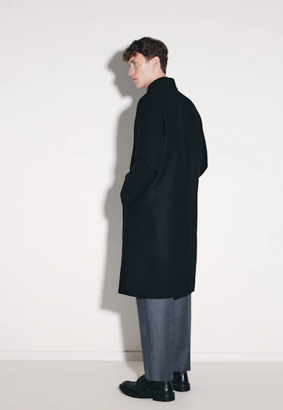 Regular Manteau Uni in Noir |  Seidensticker Onlineshop