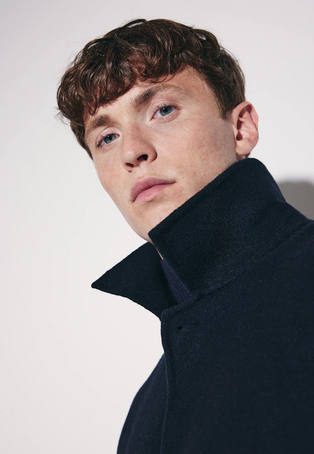 Regular Coat in Dunkelblau |  Seidensticker Onlineshop