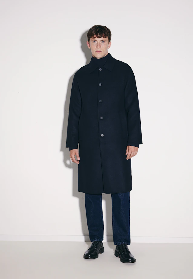 Regular Coat in Dunkelblau |  Seidensticker Onlineshop