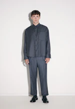 Oversized Fashion-Hemd Flanell in Grau |  Seidensticker Onlineshop