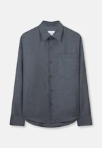 Oversized Fashion-Hemd Flanell in Grau |  Seidensticker Onlineshop