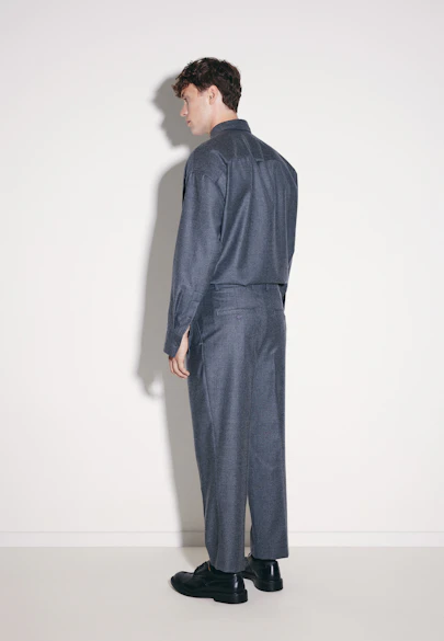Regular Chino Flanell in Grau |  Seidensticker Onlineshop