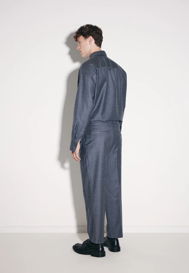 Regular Chino Flanelle in Gris |  Seidensticker Onlineshop