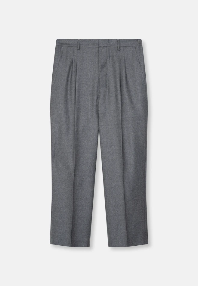 Regular Chino Flanell in Grau | Seidensticker Onlineshop