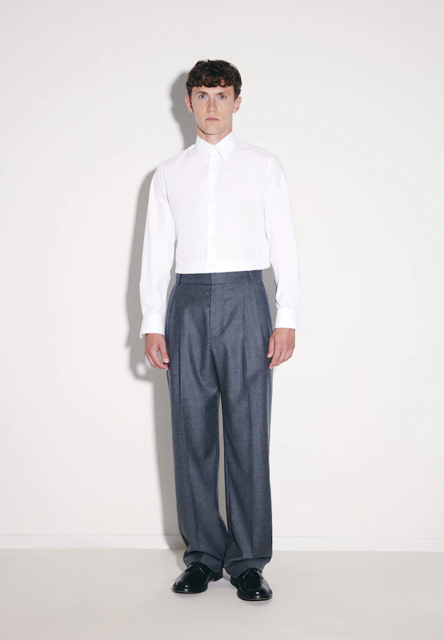 Oversized Pantalon de costume Flanelle in Gris |  Seidensticker Onlineshop