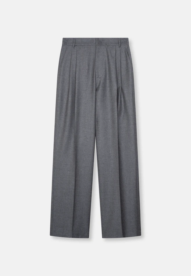 Oversized Suit Pants Flanell in Grau | Seidensticker Onlineshop