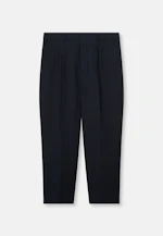 Chino Cropped mit Bundfalten in Schwarz |  Seidensticker Onlineshop