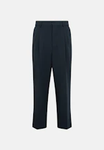 Chino Cropped mit Bundfalten in Schwarz |  Seidensticker Onlineshop