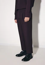 Chino Cropped mit Bundfalten in Braun |  Seidensticker Onlineshop