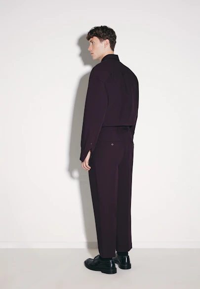 Chino Cropped mit Bundfalten in Braun |  Seidensticker Onlineshop