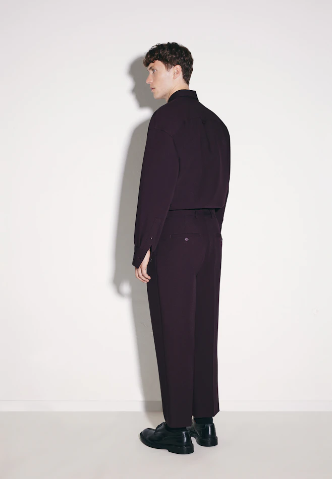 Chino Cropped mit Bundfalten in Braun | Seidensticker Onlineshop