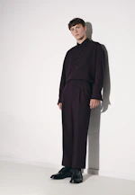 Chino Cropped mit Bundfalten in Braun |  Seidensticker Onlineshop