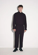 Chino Cropped mit Bundfalten in Braun |  Seidensticker Onlineshop