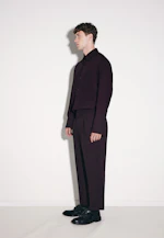 Chino Cropped mit Bundfalten in Braun |  Seidensticker Onlineshop