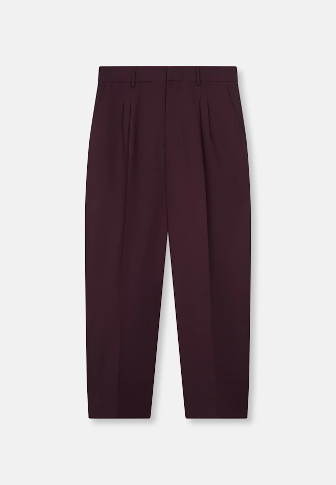 Chino Cropped mit Bundfalten in Braun | Seidensticker Onlineshop