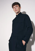 Relaxed Fashion-Hemd Uni in Dunkelblau |  Seidensticker Onlineshop