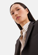 Zweiknopf Blazer mit Pattentaschen aus einer Wollmischung in Braun |  Seidensticker Onlineshop