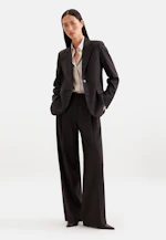 Zweiknopf Blazer mit Pattentaschen aus einer Wollmischung in Braun |  Seidensticker Onlineshop