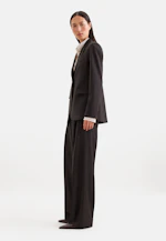 Zweiknopf Blazer mit Pattentaschen aus einer Wollmischung in Braun |  Seidensticker Onlineshop