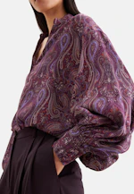 Chemisier à col montant avec poignets hauts in Lilas |  Seidensticker Onlineshop