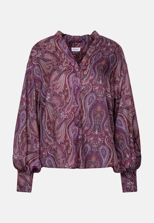 Chemisier à col montant avec poignets hauts in Lilas |  Seidensticker Onlineshop
