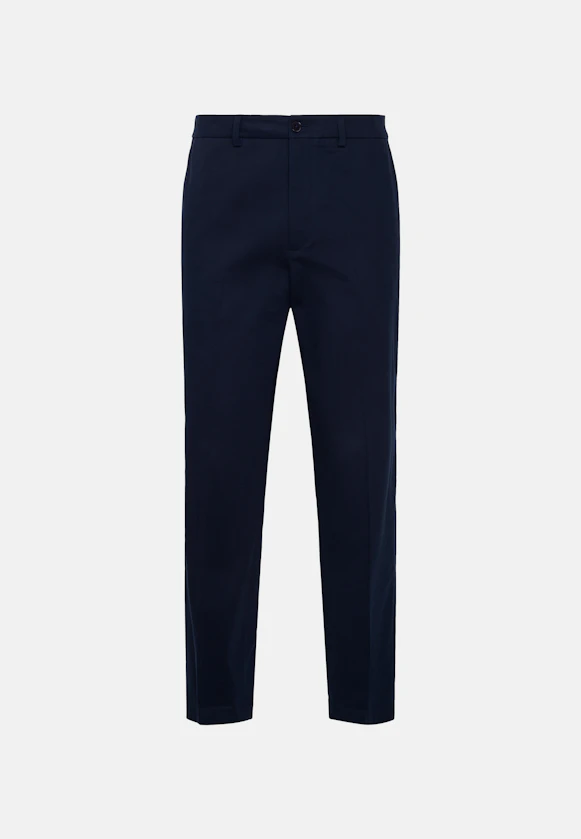 Regular Chino Uni in Bleu Foncé |  Seidensticker Onlineshop