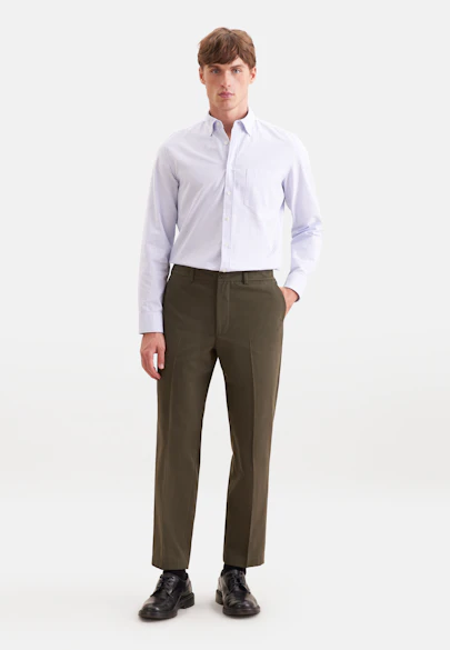 Regular Chino Uni in Grün |  Seidensticker Onlineshop