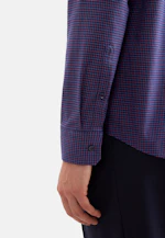 Regular Flannel shirt Check in Dunkelblau |  Seidensticker Onlineshop